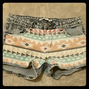 Iris Jean's southwest aztec shorts